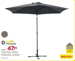 Praxis Central park parasol sunny aanbieding