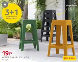 Praxis Keter barkruk lucca aanbieding