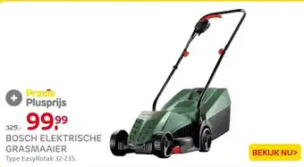 Praxis Bosch elektrische grasmaaier aanbieding