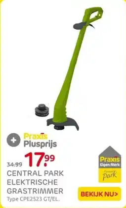 Praxis Central park elektrische grastrimmer aanbieding