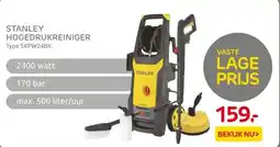 Praxis Stanley hogedrukreiniger aanbieding
