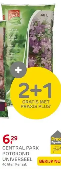 Praxis Central park potgrond universeel aanbieding
