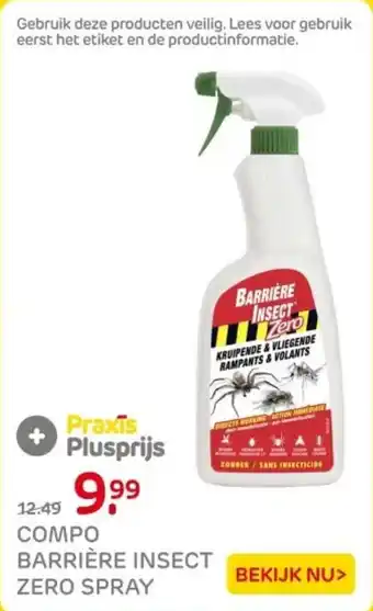 Praxis Compo barrière insect zero spray aanbieding