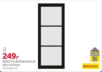 Praxis Sencys binnendeur industrial aanbieding