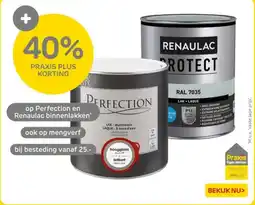 Praxis Op Perfection en Renaulac binnenlakken aanbieding