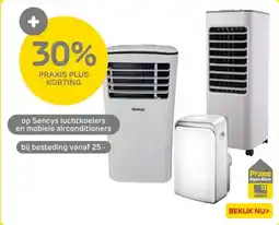 Praxis Op Sencys luchtkoelers en mobiele airconditioners aanbieding