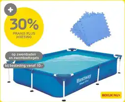 Praxis Op zwembaden en zwembadtegels aanbieding