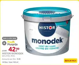Praxis Histor monodek aanbieding