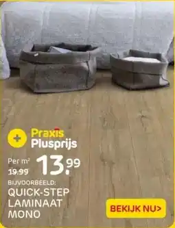 Praxis Quick step laminaat mono aanbieding