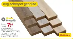 Praxis Laminaat trend eik titan, zomer eik of lichtgrijs eik aanbieding