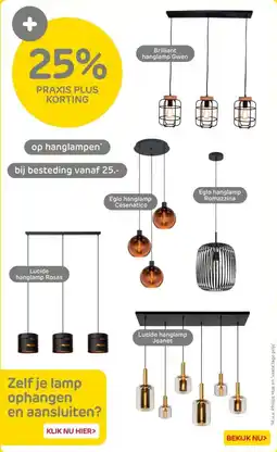 Praxis Op hanglampen aanbieding