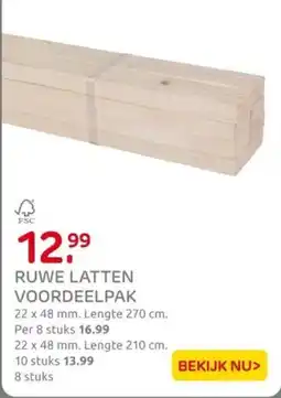 Praxis Ruwe latten voordeelpak aanbieding