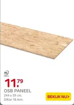 Praxis Osb paneel aanbieding