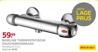 Praxis Baseline thermostatische douchemengkraan aanbieding