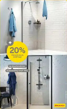 Praxis op douchecabines aanbieding