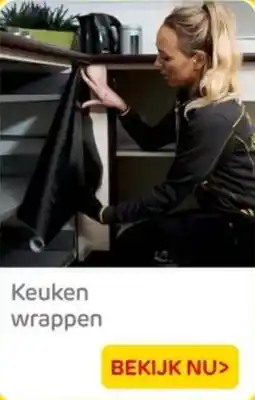 Praxis Keuken wrappen aanbieding