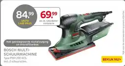 Praxis Bosch multi schuurmachine aanbieding