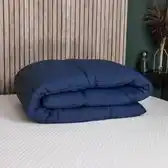 Bol.com Felman 2-in-1 Dekbed - Wasbaar Dekbed - Dekbed en Hoes - Alle Seizoenen - Navy - 140 x 200 cm aanbieding