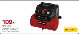 Praxis Einhell compressor aanbieding