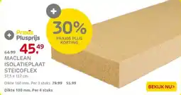 Praxis Maclean isolatieplaat steicoflex aanbieding
