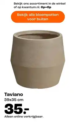 Kwantum Taviano aanbieding