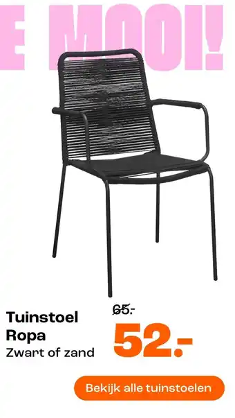 Kwantum Tuinstoel Ropa aanbieding