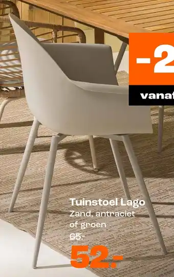 Kwantum Tuinstoel Lago aanbieding