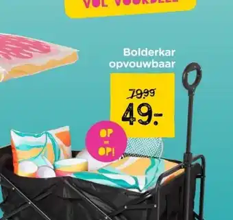 Xenos Bolderkar opvouwbaar aanbieding
