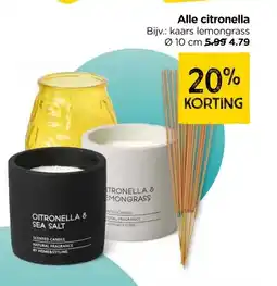 Xenos Alle citronella aanbieding
