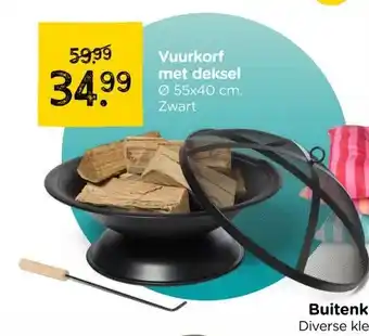 Xenos Vuurkorf met deksel aanbieding