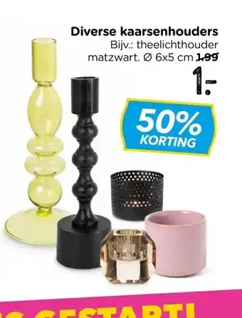 Xenos Diverse kaarsenhouders aanbieding