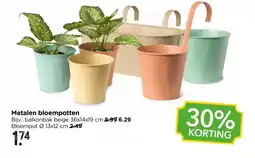 Xenos Metalen bloempotten aanbieding