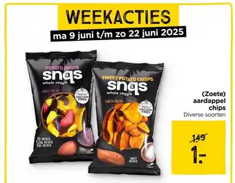 Xenos (Zoete) aardappel chips aanbieding