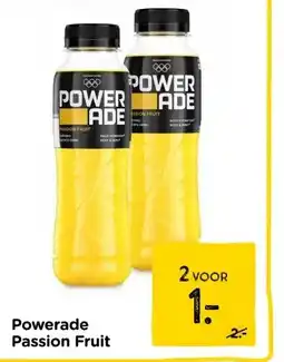 Xenos Powerade Passion Fruit aanbieding