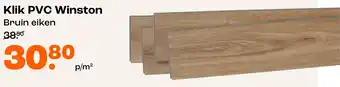 Kwantum Klik PVC Winston aanbieding