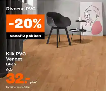 Kwantum Klik PVC Vernet aanbieding