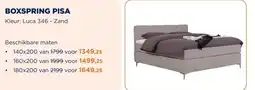 TotaalBED BOXSPRING PISA aanbieding