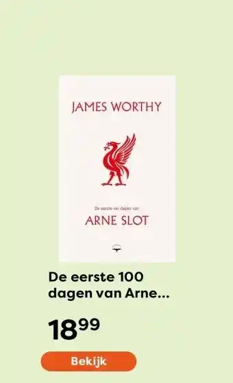 The Read Shop De eerste 100 dagen van Arne Slot aanbieding