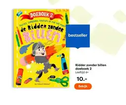 The Read Shop Ridder zonder billen doeboek 2 aanbieding