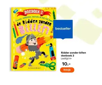 The Read Shop Ridder zonder billen doeboek 2 aanbieding