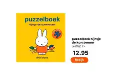 The Read Shop puzzelboek nijntje de kunstenaar aanbieding
