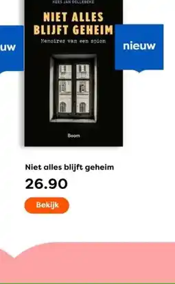 The Read Shop Niet alles blijft geheim aanbieding