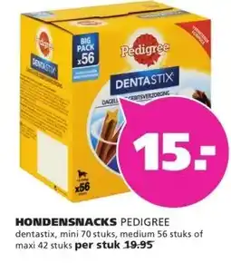 Ranzijn Hondensnacks Pedigree aanbieding