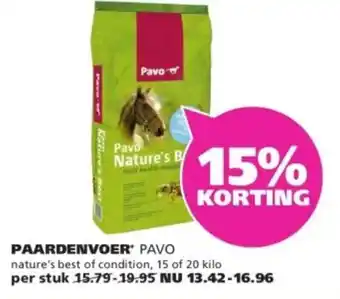 Ranzijn Paardenvoer PAVO aanbieding