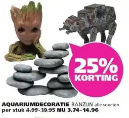 Ranzijn Aquariumdecoratie aanbieding