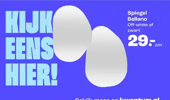 Kwantum Spiegel Bellano aanbieding
