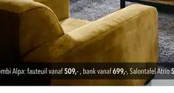 Pronto wonen Zitcombi Alpa: fauteuil aanbieding