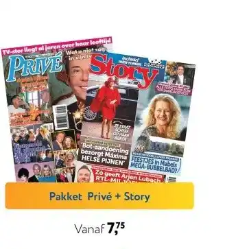 Primera Pakket Privé + Story aanbieding