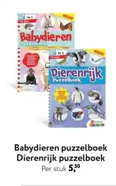 Primera Babydieren puzzelboek Dierenrijk puzzelboek aanbieding