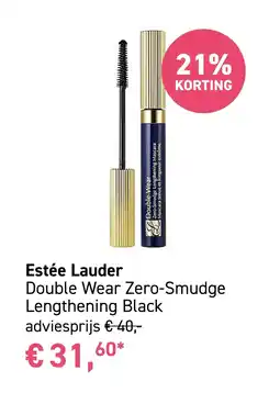 Mooi parfumerie Estée Lauder Double Wear Zero-Smudge aanbieding